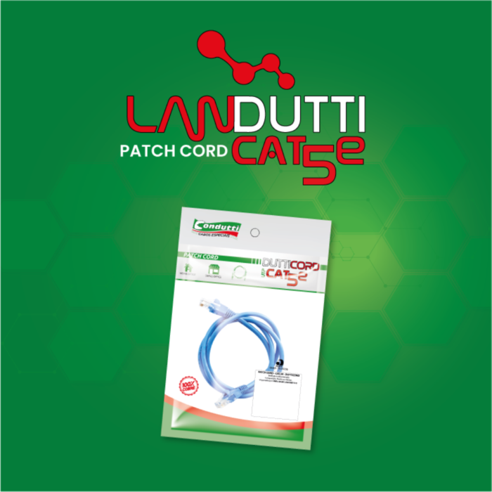 PATCH CORD U-UTP - DUTTICORD CAT5E 1,5 M CZ