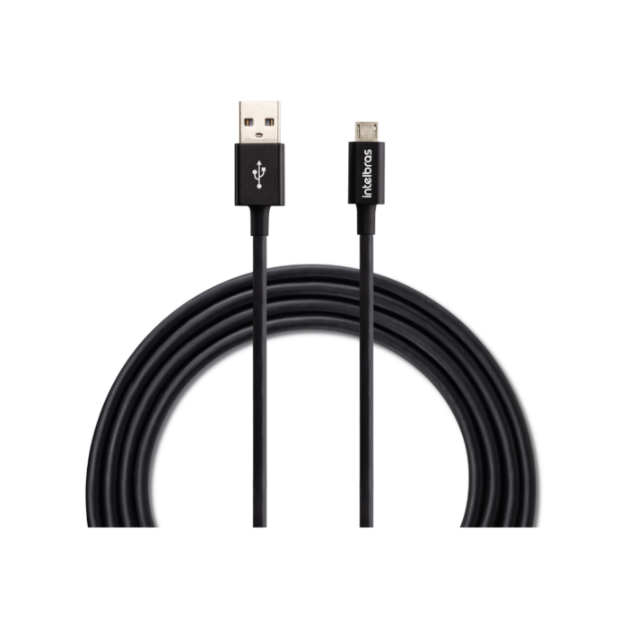 CABO USB - MICRO USB 1,2M PVC PRETO EUAB 12PP