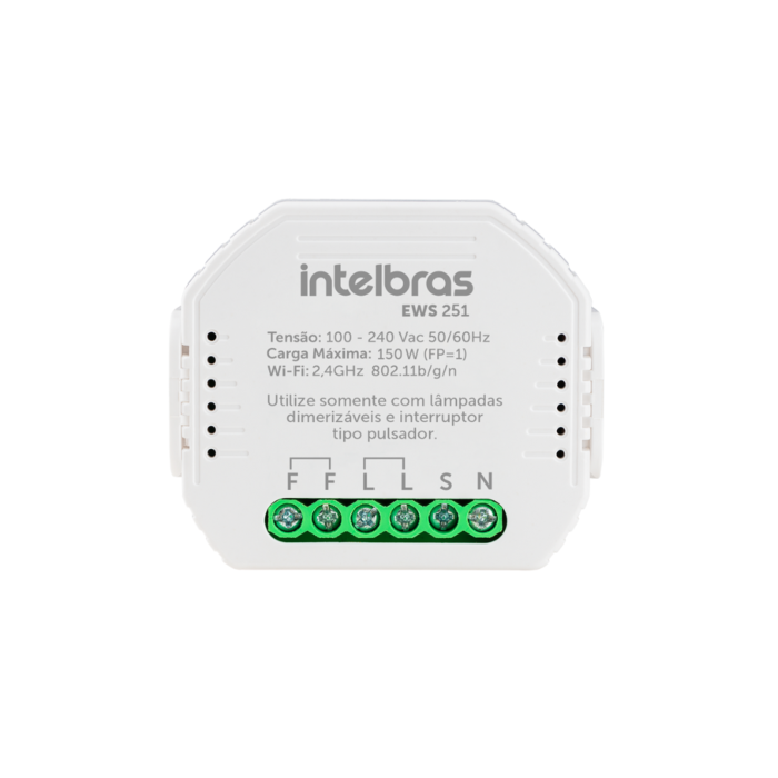 INTERRUPTOR CONTROLADOR DIMMER SMART WI-FI EWS 251