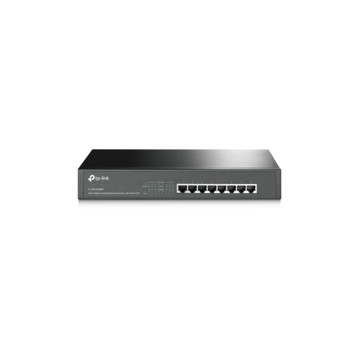 TP-LINK TL-SG1008MP (UN) SWITCH GIGABIT DE MESA/MONTAVEL EM RACK DE 8 PORTAS